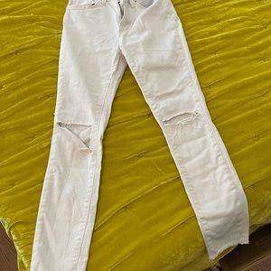 White BDG ripped jeans